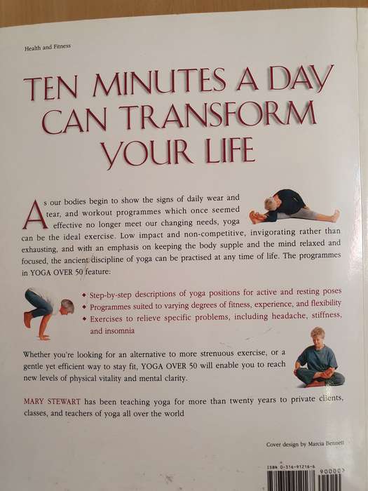 Yoga over 50 (The way to vitality, health and energy) Mary Stewart (Paperback)