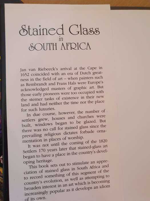 Stained Glass in South Africa : John Oxley (Hardcover)