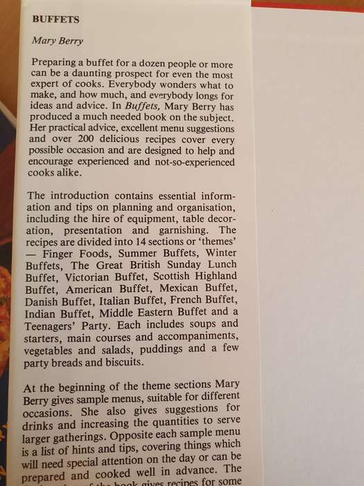 Buffets - Mary Berry (Hardcover)