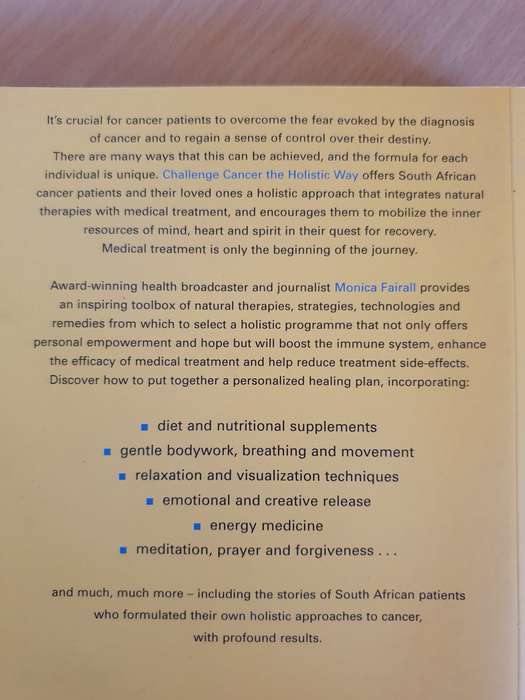 Challenge Cancer The Holistic Way: Monica Fairall (Paperback)