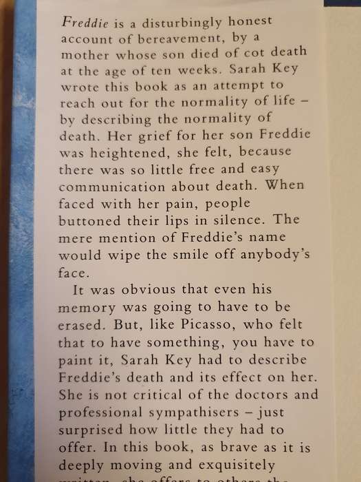 Freddie - A diary of a cot death: Sarah Key (Hardcover)
