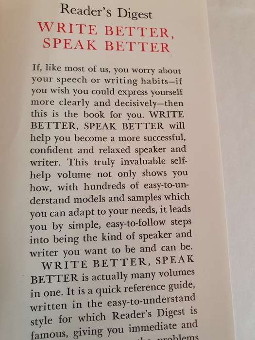 Reader`s Digest Write Better, Speak better (Hardcover)