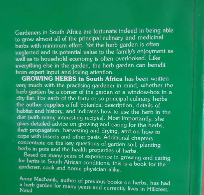 Growing Herbs in South Africa: Anne Machanik (Paperback)