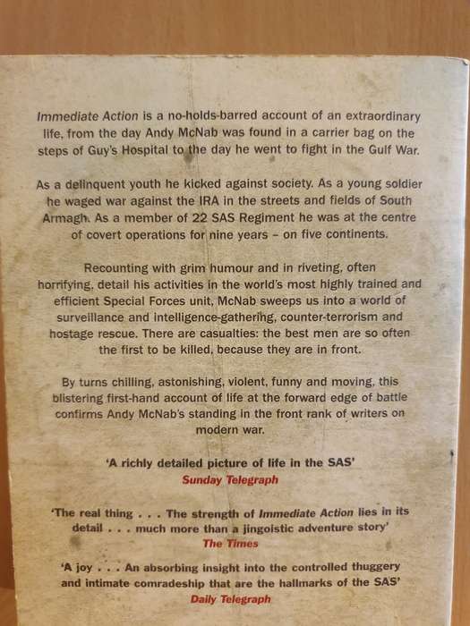 Immediate Action : Andy McNab (Paperback)