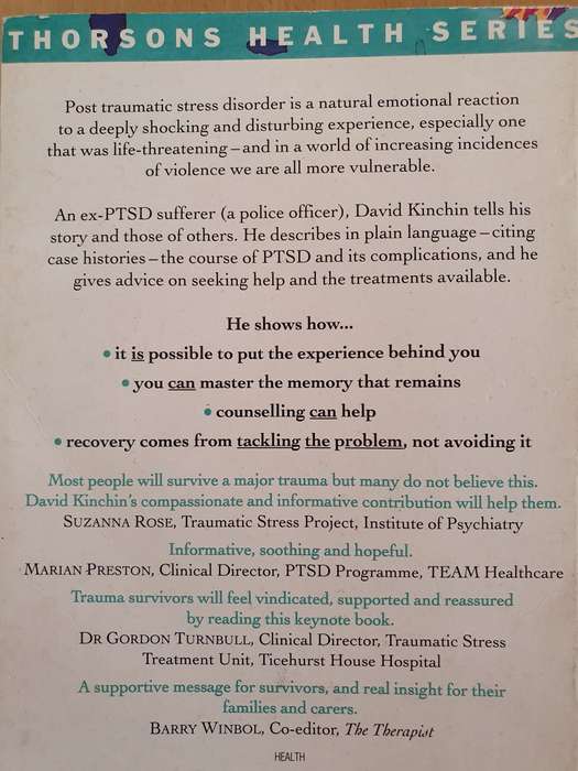 Post Traumatic Stress Disorder - A Practical Guide to Recovery: David Kinchin (Paperback)