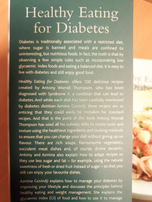 Healthy Eating for Diabetes : Antony Worrall Thompson, Azmina Govindji (Paperback)