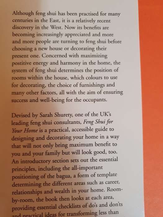 Feng Shui for Your Home : Sarah Shurety (Hardcover)