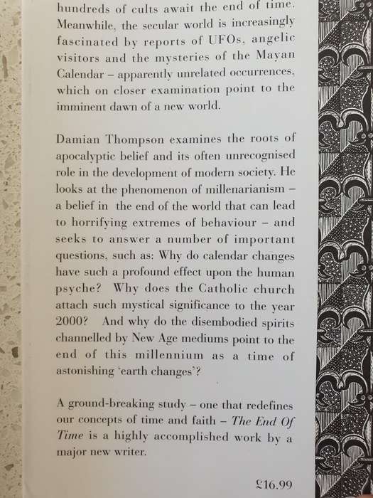 The End of Time - Faith and Fear in the shadow of the Millennium: Damian Thompson (Hardcover)