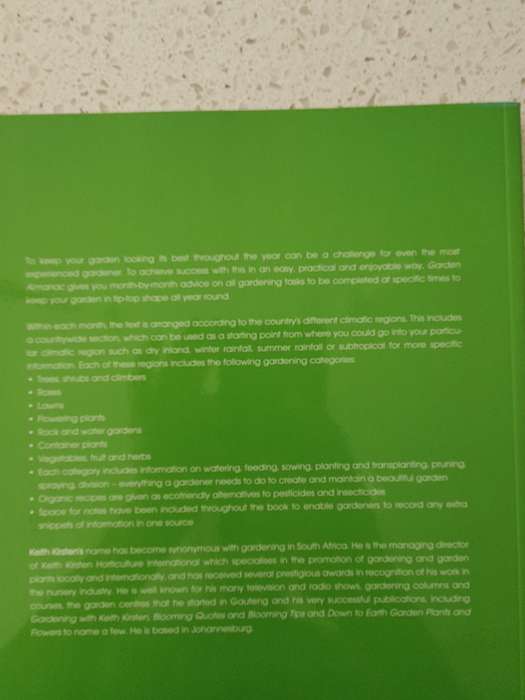 Keith Kirsten`s Garden Almanac (Month by month guide to garden maintenance)
