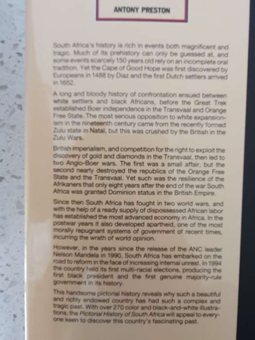 Pictorial History of South Africa: Antony Preston (Hardcover)