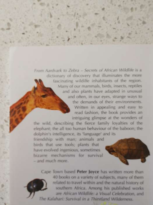 From Aardvark to Zebra - Secrets of African Wildlife: Peter Joyce (Paperback)