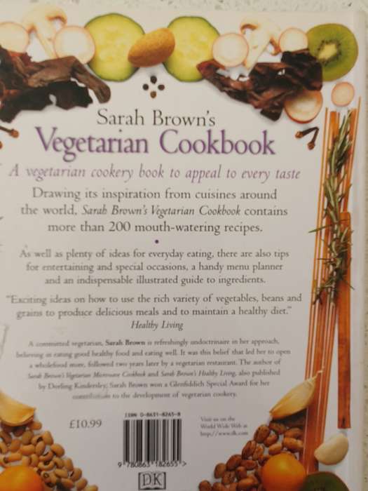 Sarah Brown`s Vegetarian Cookbook (Paperback)