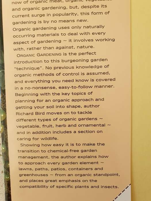 Organic Gardening - The manual of chemical-free gardening techniques: Richard Bird (Hardcover)