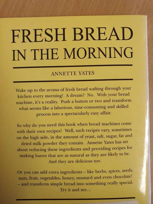 Fresh Bread in the Morning - From your bread machine: Annette Yates (Paperback)