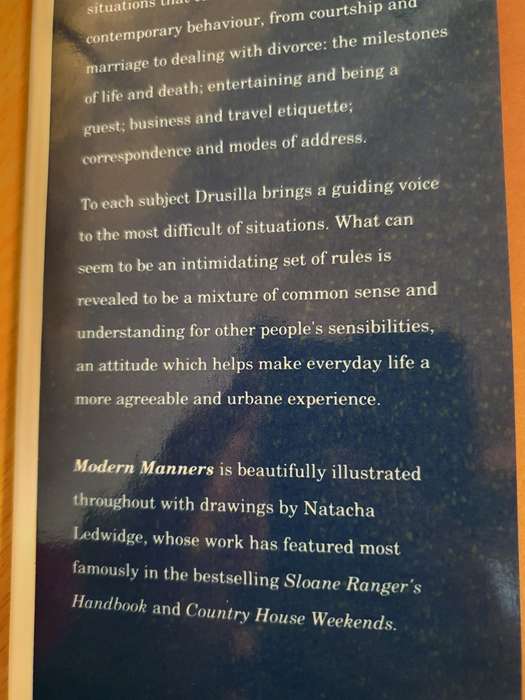 Modern Manners - The Essential Guide to Living in the 90`s : Drusilla Beyfus (Hardcover)