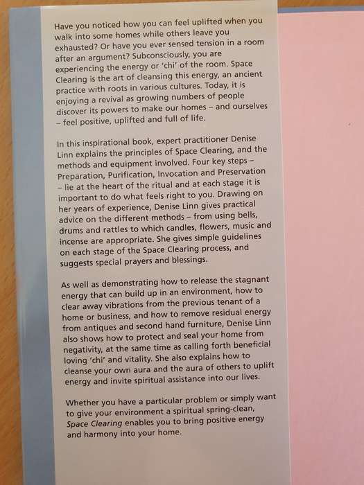 Space Clearing - How to purify and create harmony in your home: Denise Linn (Hardcover)