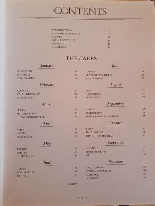 Jane Asher`s Calendar of Cakes (Hardcover)