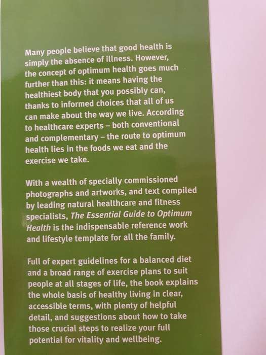 The Essential Guide to Optimum Health - The natural way to ensure health, fitness (Hardcover)