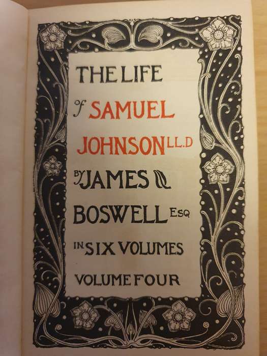 The Life of Samuel Johnson: James Boswell