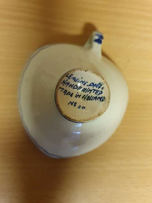Handpainted Blue & White Ornament - Made in Holland
