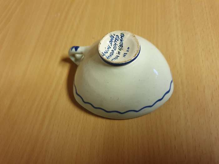 Handpainted Blue & White Ornament - Made in Holland