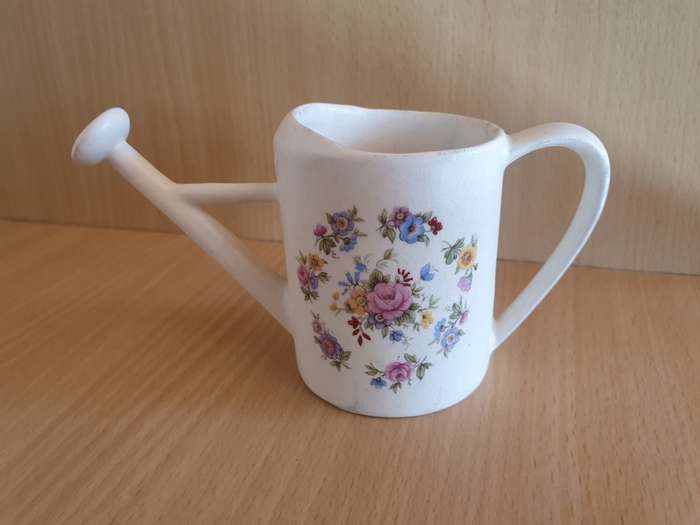 Small Ornamental Floral Ceramic Watering Jug (15cm x 8cm)