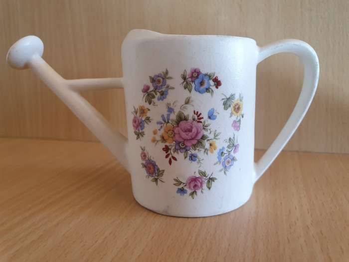 Small Ornamental Floral Ceramic Watering Jug (15cm x 8cm)