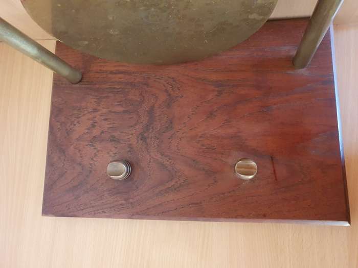 Vintage Brass & Wooden Gong