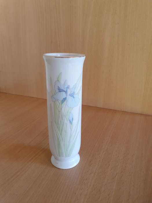 Floral Ceramic Vase - height 16cm width 5cm