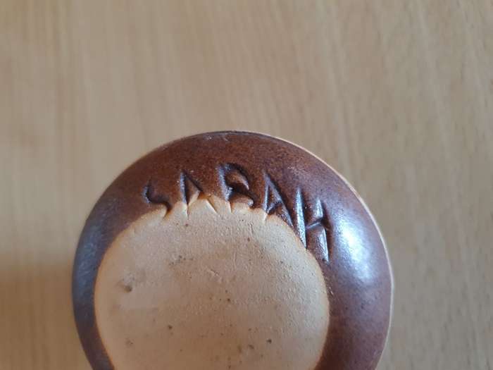 Small Stoneware Vase - height 6cm width 10cm
