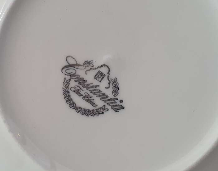 Round Blue & White Bowl - Constantia (width 14cm height 3cm)
