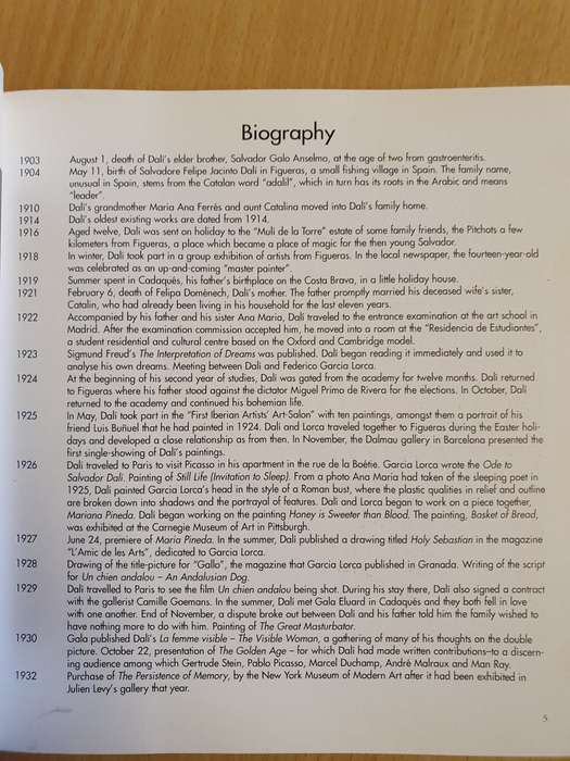 Salvador Dali 1904-1989 (Paperback)