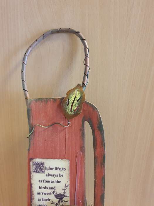 Sunflower Wall Sign - Ah, for life to always be as free as the birds....30cm x 12cm