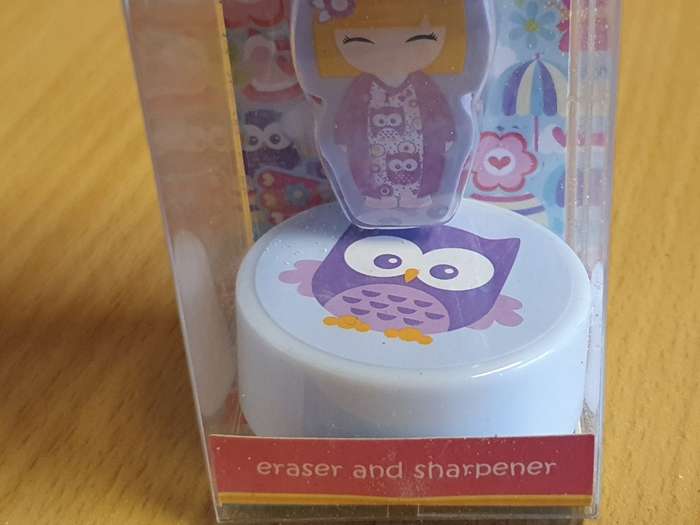 Kimmi Doll Eraser and Sharpener