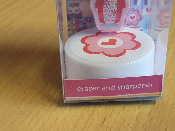 Kimmi Doll Eraser and Sharpener