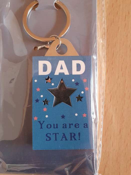 Dad You are a Star Keyring/Keychain (NEW CONDITION)
