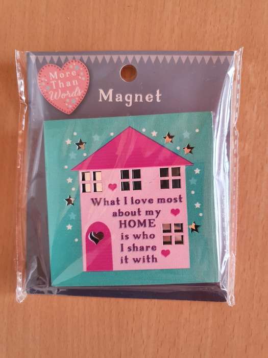 What I love most about my home is who i share it with - Fridge Magnet