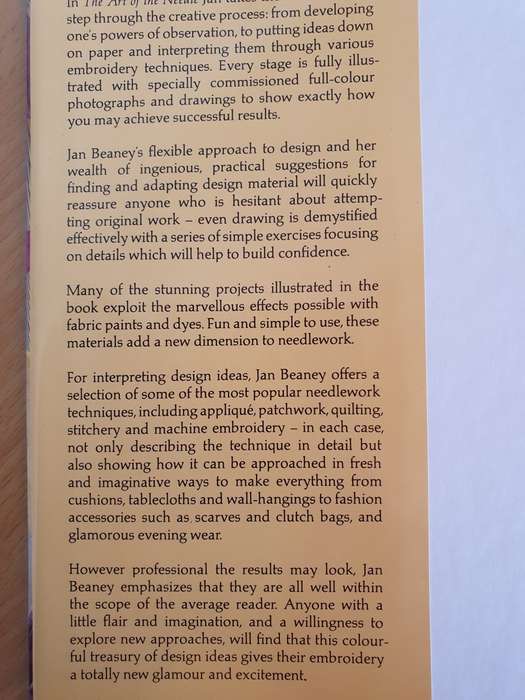 The Art of the Needle - Designing in Fabric and Thread: Jan Beaney (Hardcover)
