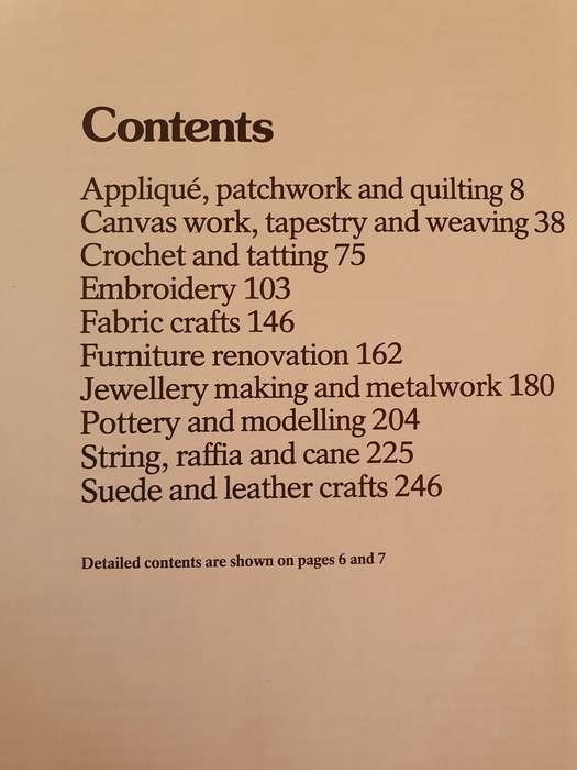 The Encyclopedia of Crafts - Applique, Patchwork, Pottery, Clay Modelling, Quilting, Leather Work
