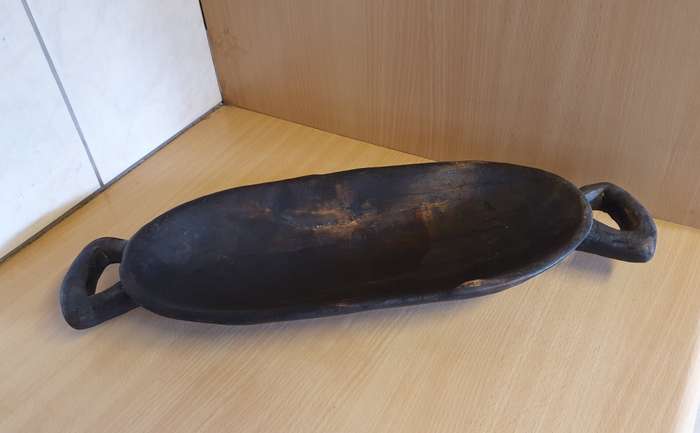 Shaped Wooden Bowl/Tray (39cm x 18cm)