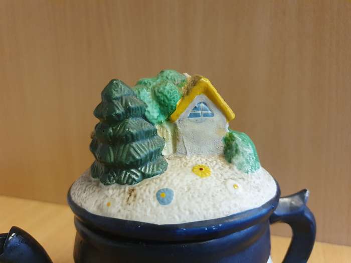 House Figurine Coffee Pot