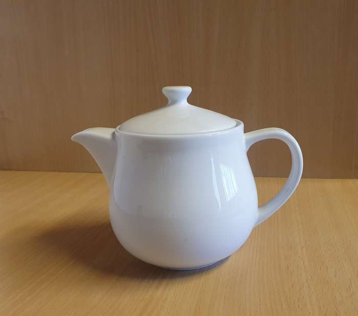 White Porcelain Teapot
