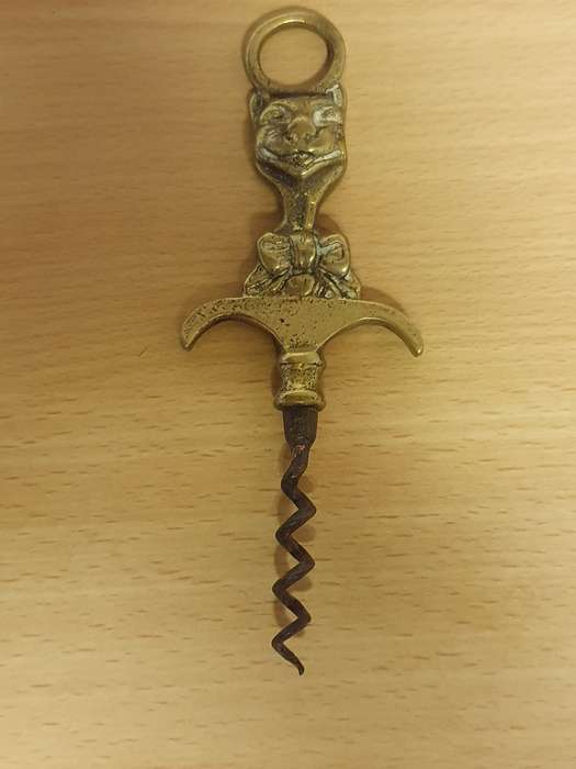Vintage Brass Corkscrew