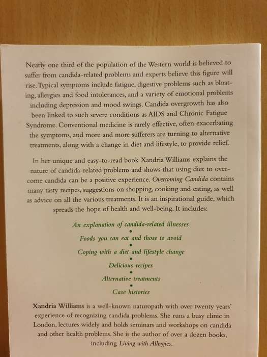 Overcoming Candida - The Ultimate Cookery Guide: Xandria Williams (Paperback)