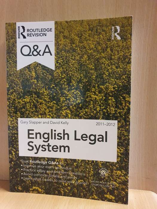 Routledge Revision Q & A - English Legal System: Gary Slapper and David Kelly (Paperback)