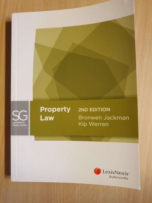 Property Law (Second Edition) Bronwen Jackman, Kip Werren(Paperback)