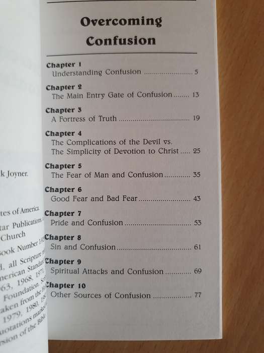 Overcoming Confusion by Rick Joyner (Paperback)