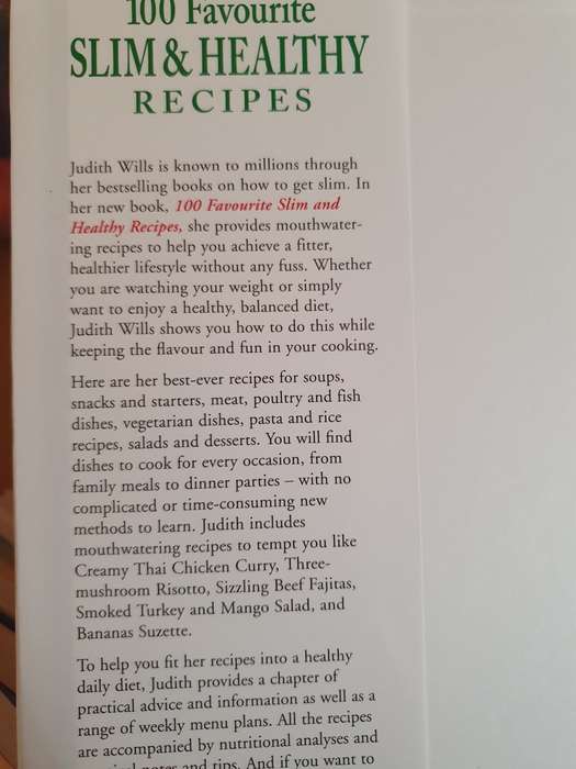 100 Favourite Slim & Healthy Recipes: Judith Wills (Hardcover)