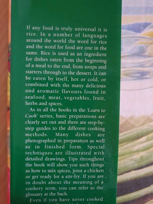 Learn to Cook - Rice: Anne Chapman  (Hardcover)