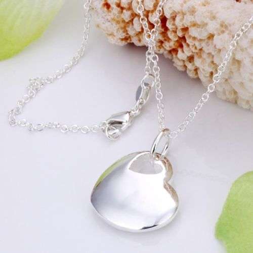 ROMANTIC CHRISTMAS GIFT : 925 HEART PENDANT NECKLACE
